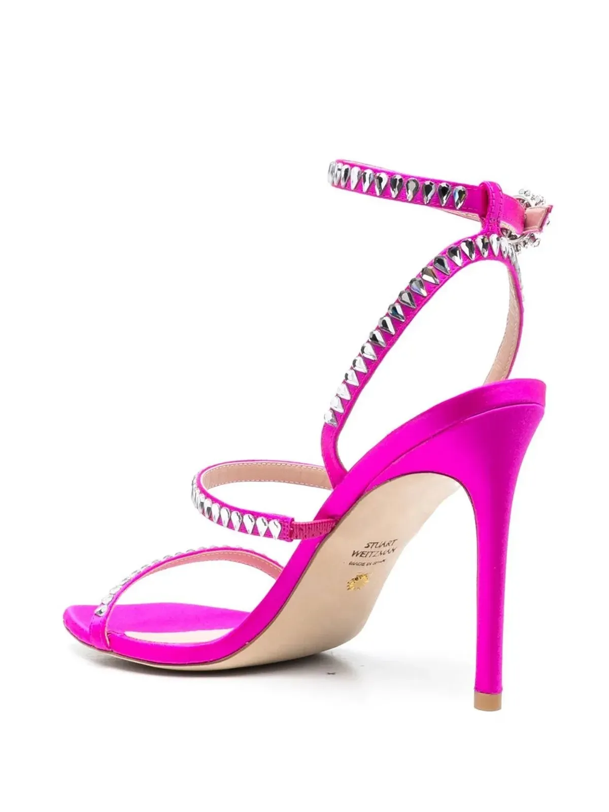 Stuart Weitzman クリスタル装飾 ピンクのパンプス - 画像3
