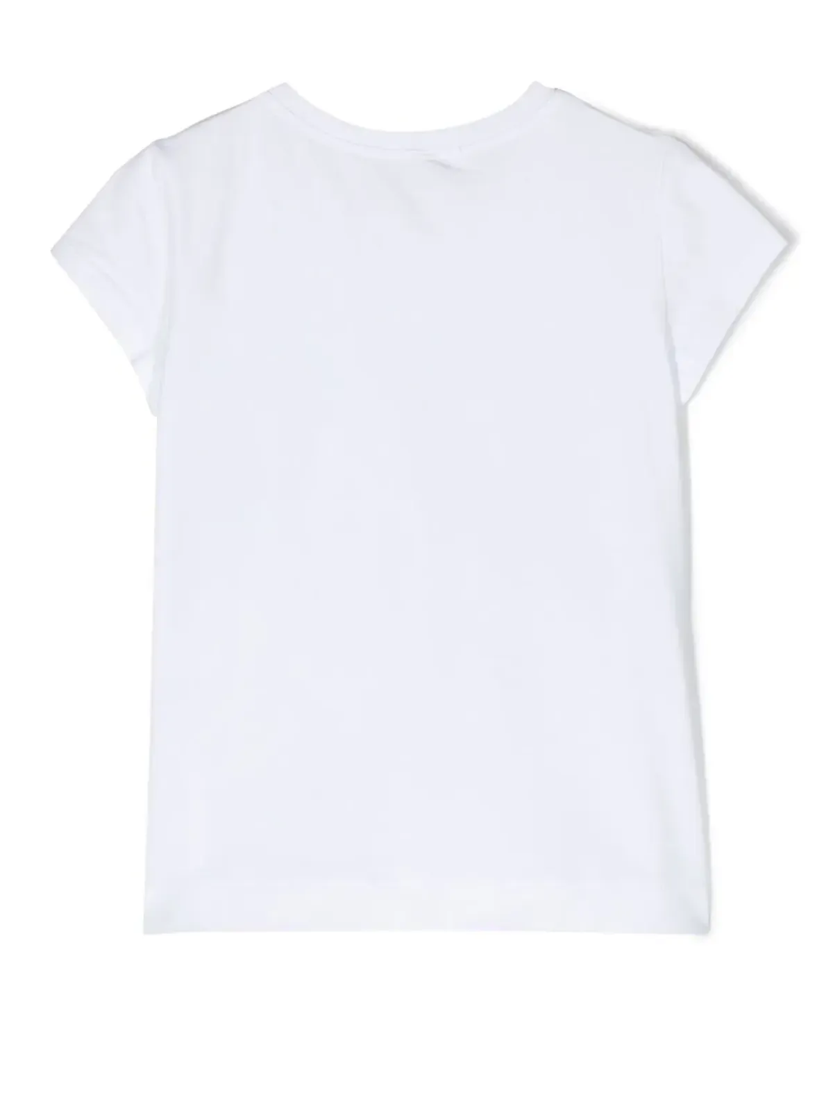Monnalisa グラフィックプリントクリスタル装飾Tシャツ - 画像2