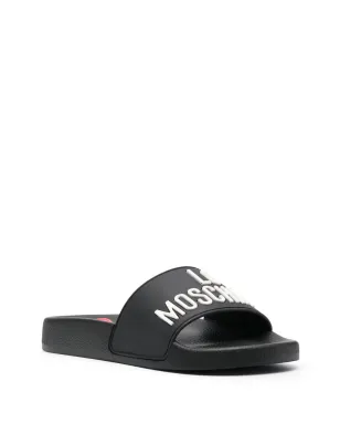 Love Moschino 3Dロゴ フラットサンダル - サムネイル2