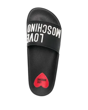 Love Moschino 3Dロゴ フラットサンダル - サムネイル4