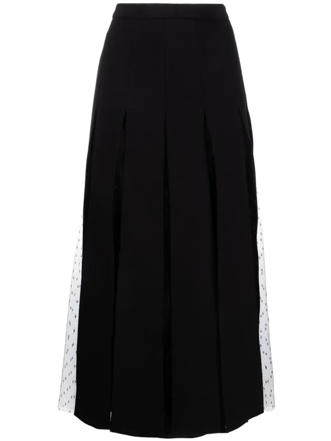 RED Valentino RED Valentino チュールパネルのミディスカートの商品画像