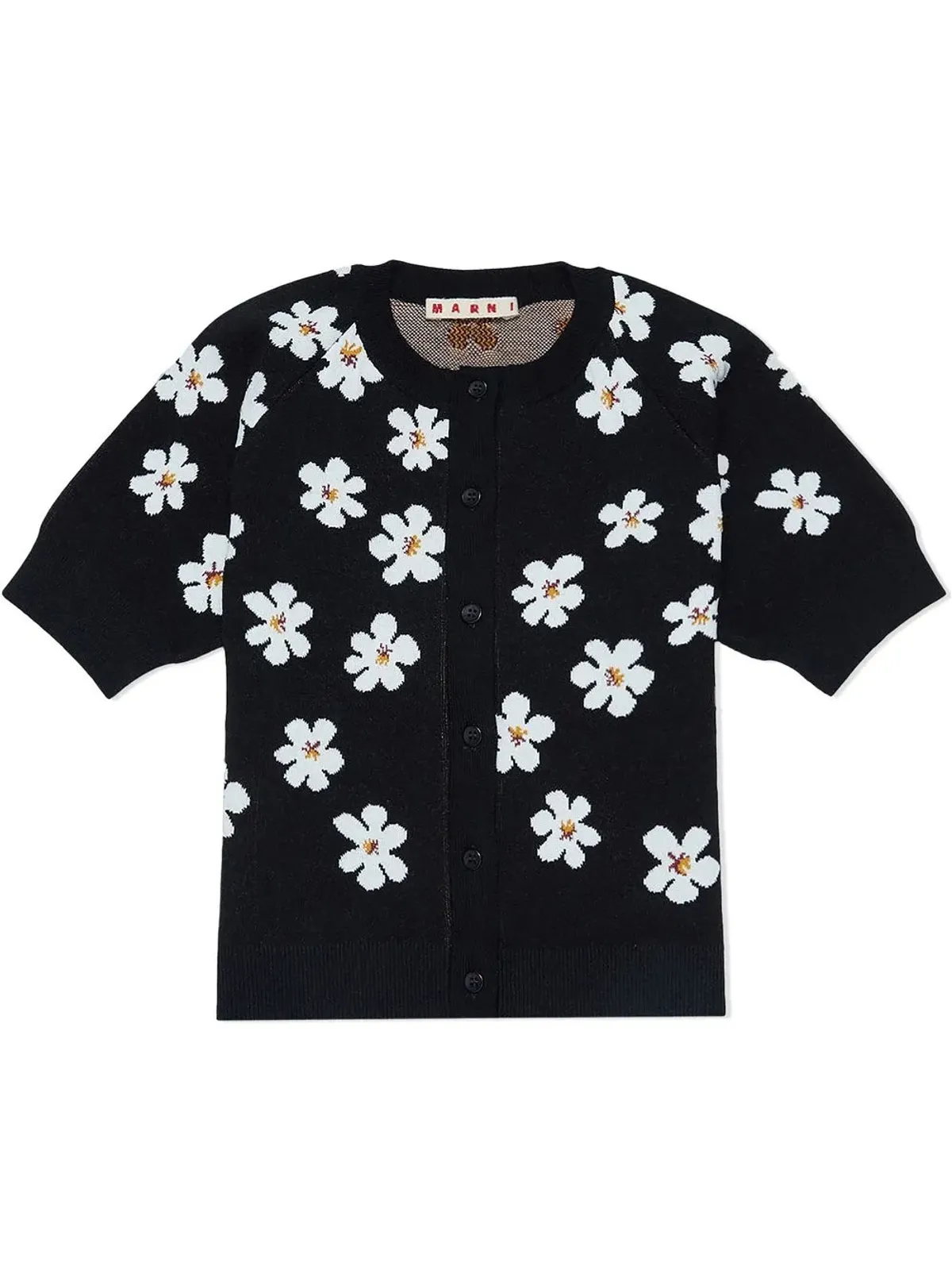 Marni Kids デイジープリントの半袖ジャンパー - 画像1
