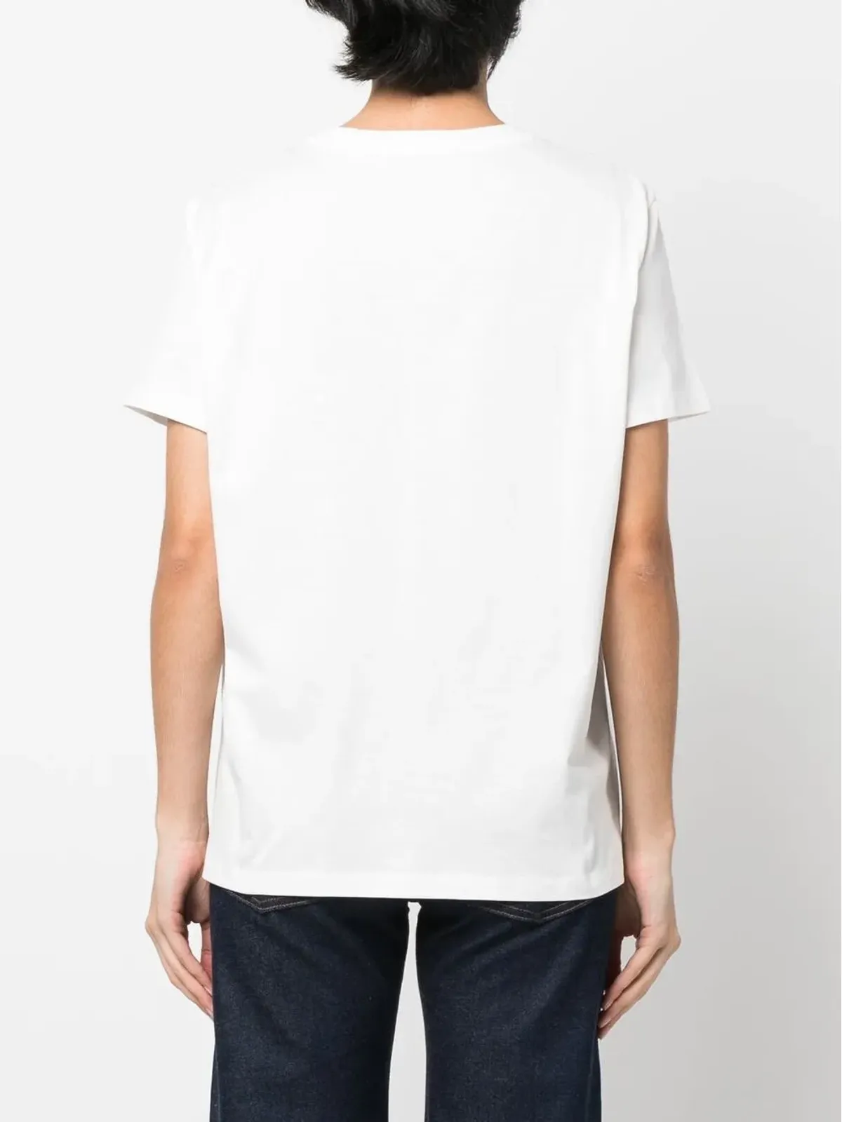 Max Mara 刺繍スローガンTシャツ - 画像4