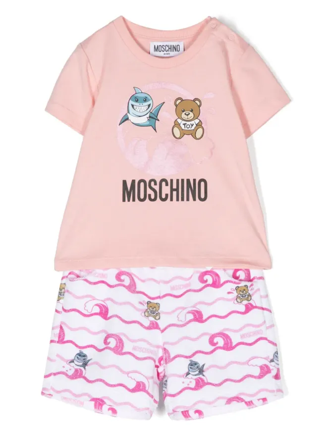 Moschino Kids Moschino Kids テディベア柄 トラックスーツ セットの商品画像