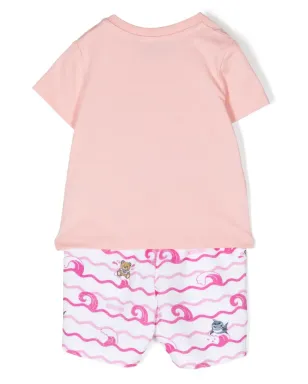 Moschino Kids テディベア柄 トラックスーツ セット - サムネイル2
