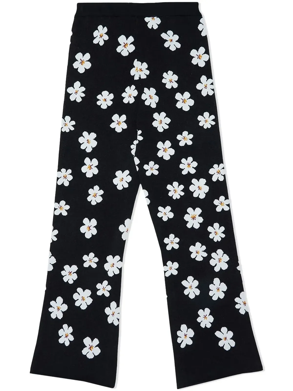 Marni Kids 花柄インターシャニットパンツ - 画像2
