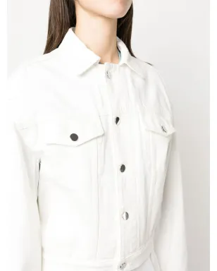 LouLou de Saison デニムジャケット 長袖 - White - サムネイル5