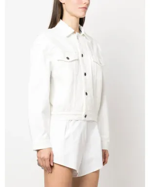 LouLou de Saison デニムジャケット 長袖 - White - サムネイル3