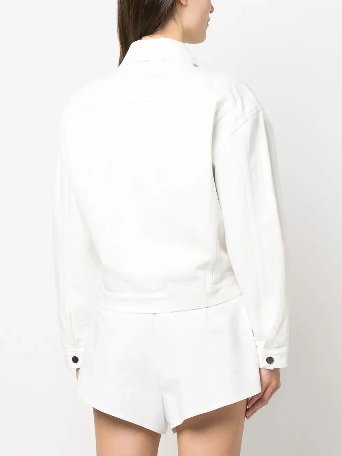 LouLou de Saison デニムジャケット 長袖 - White - 画像4