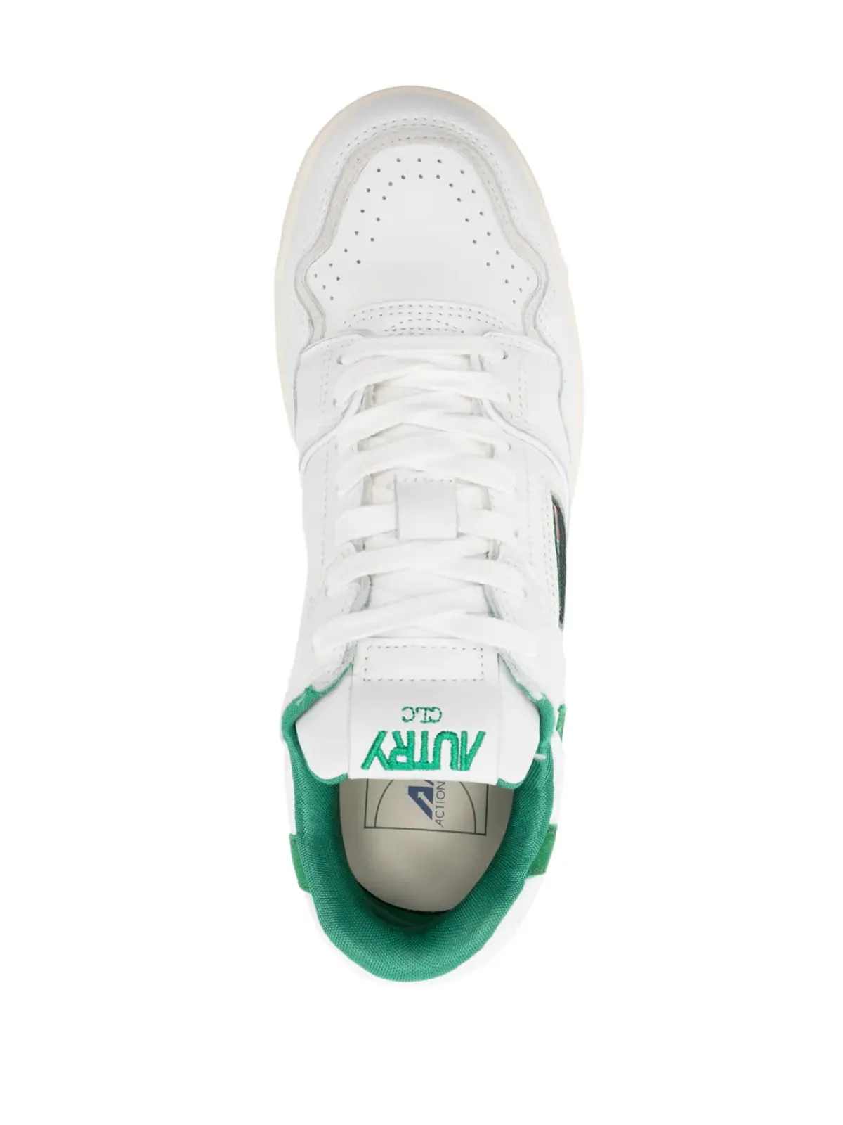 Autry CLC ロー・トップ レザー スニーカー - White - 画像4