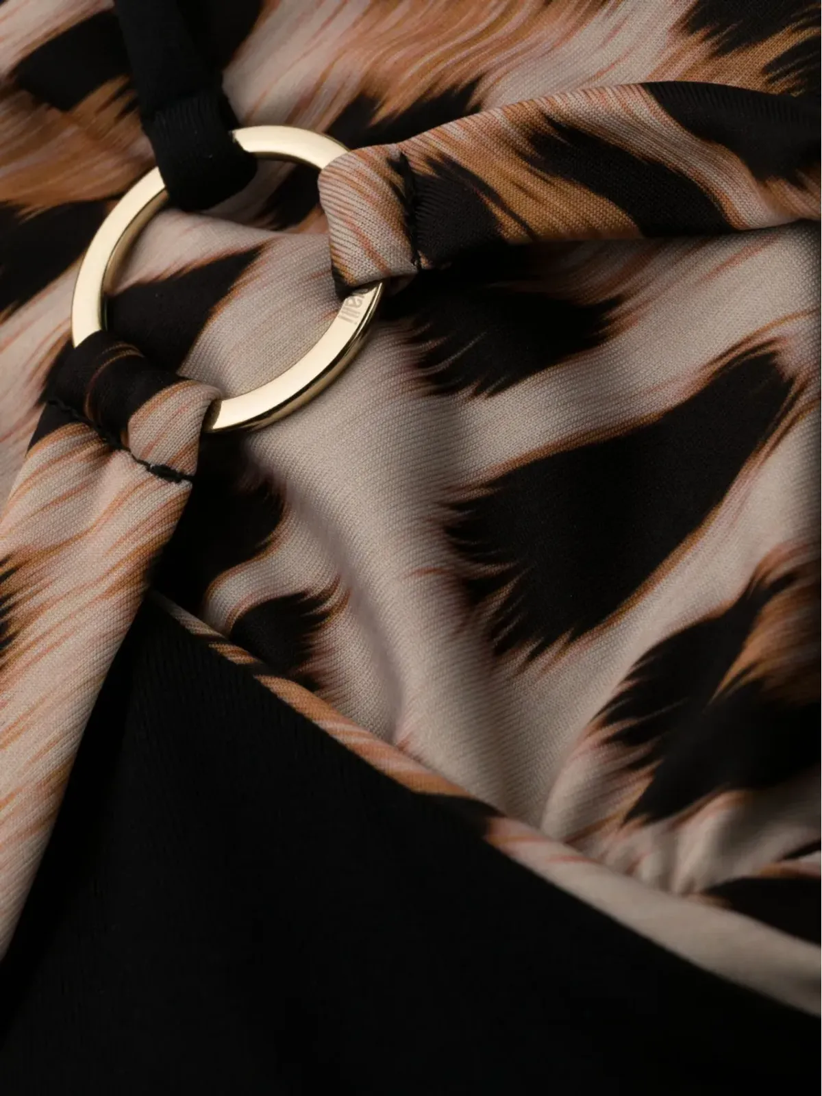 Roberto Cavalli レオパードプリントビキニトップ - 画像3