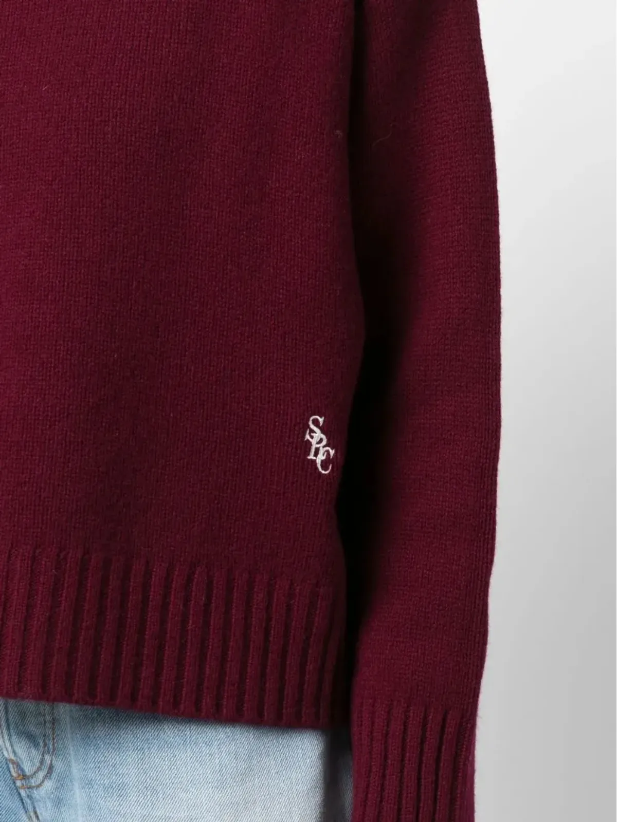 Sporty & Rich ロゴ刺繍ジップアップジャケット - 画像5