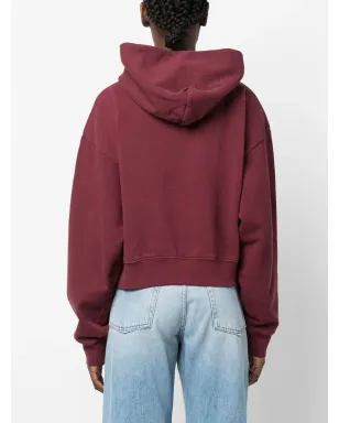 Sporty & Rich ロゴプリント クロップドフーディ - サムネイル4