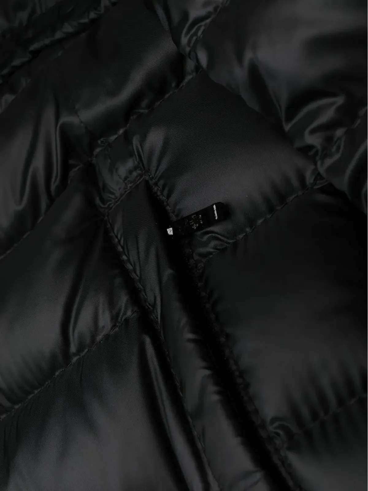 Moncler バーベル パッド入りフード付きコート - ブラック - 画像5