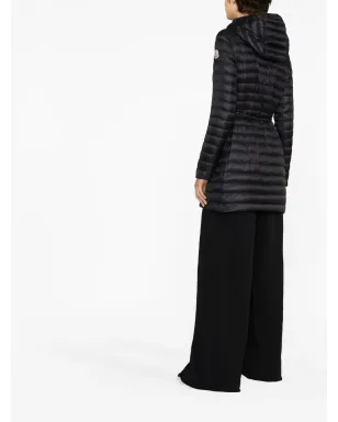 Moncler バーベル パッド入りフード付きコート - ブラック - サムネイル3