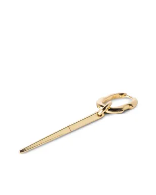 Parts of Four Deco drop-design earring - Gold - サムネイル3