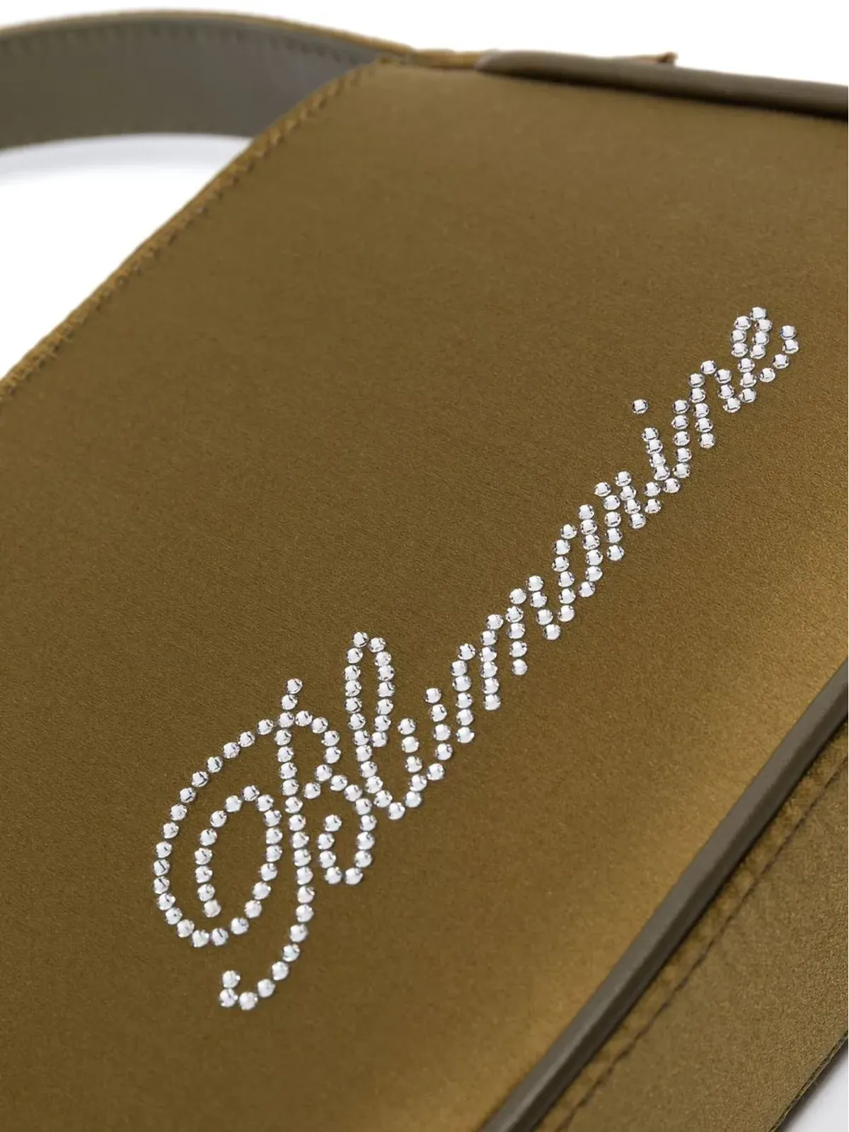 Blumarine ラインストーン装飾サテンミニバッグ - 画像4