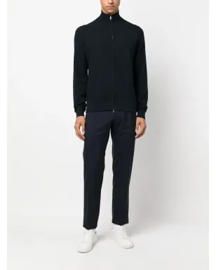 Brioni エンボス加工ジップアップジャンパー - サムネイル2