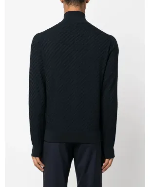 Brioni エンボス加工ジップアップジャンパー - サムネイル4
