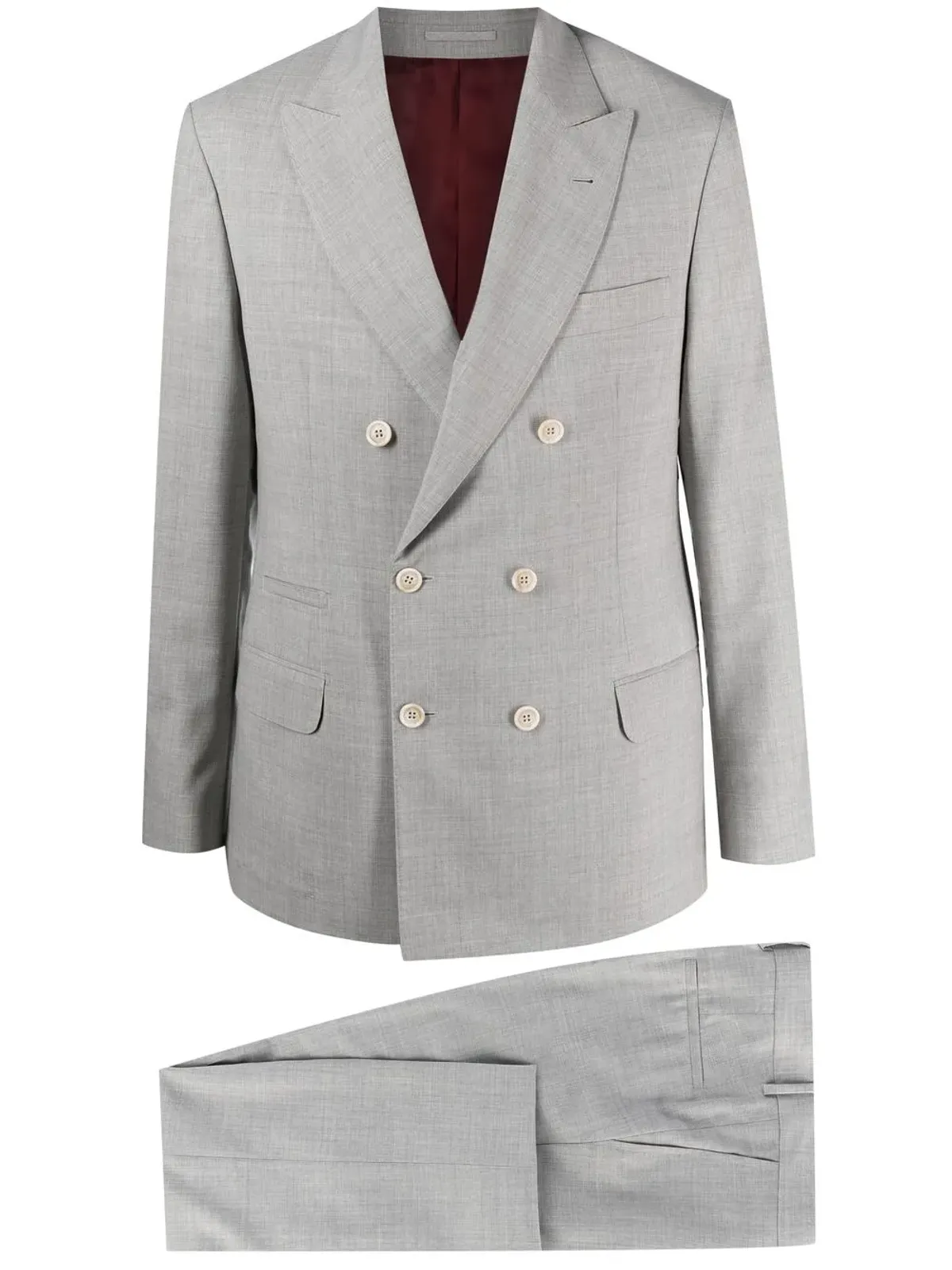Brunello Cucinelli ダブルブレスト ツーピーススーツ - 画像1