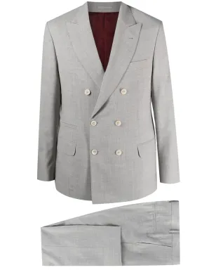 Brunello Cucinelli ダブルブレスト ツーピーススーツ - サムネイル1