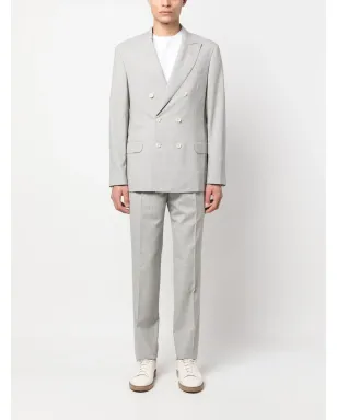 Brunello Cucinelli ダブルブレスト ツーピーススーツ - サムネイル2