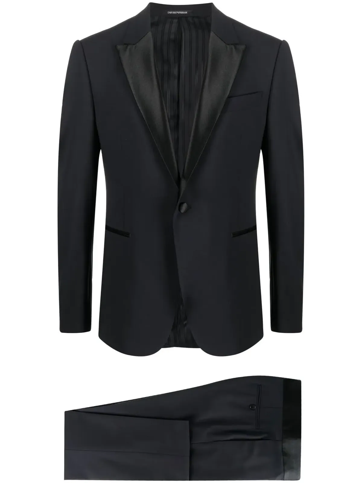 Emporio Armani シングルブレストスーツ - ブルー - 画像1