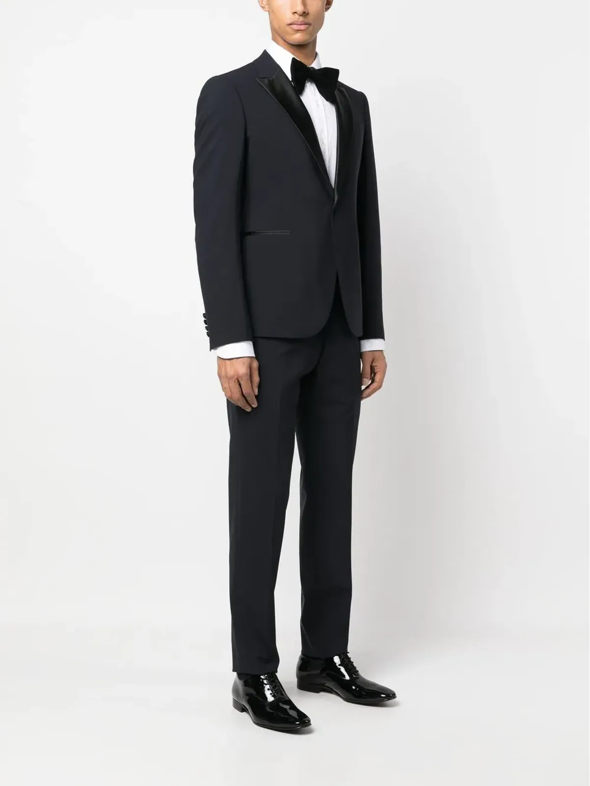 Emporio Armani シングルブレストスーツ - ブルー - 画像3