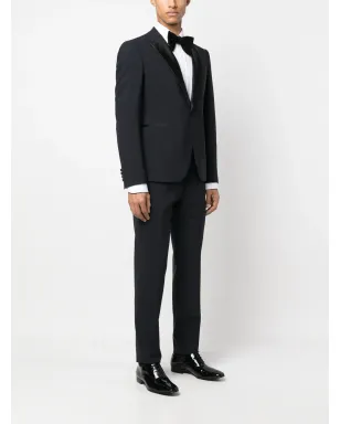 Emporio Armani シングルブレストスーツ - ブルー - サムネイル3