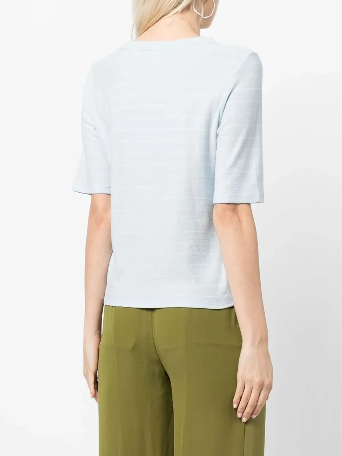 Vince ストライプ柄半袖Tシャツ - 画像4