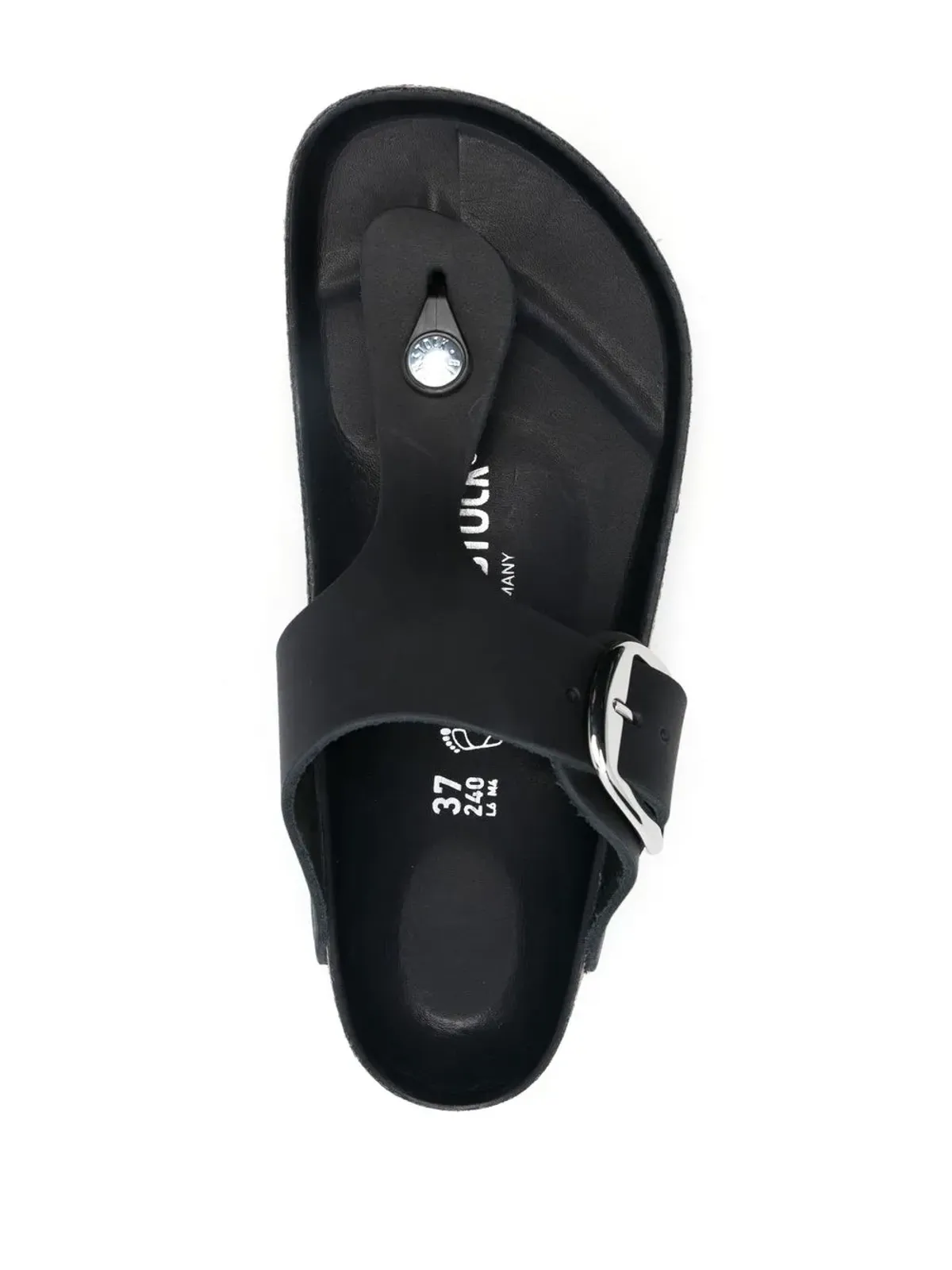 Birkenstock Gizeh レザー・バックル・サンダル - 画像4