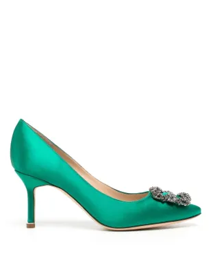 Manolo Blahnik Hangisi エンブリッシュド パンプス - サムネイル1