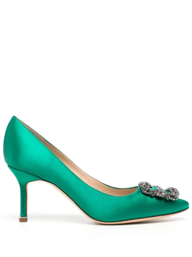 Manolo Blahnik Manolo Blahnik Hangisi エンブリッシュド パンプスの商品画像