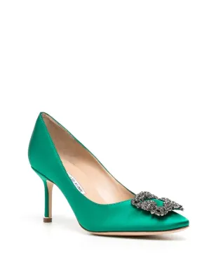 Manolo Blahnik Hangisi エンブリッシュド パンプス - サムネイル2
