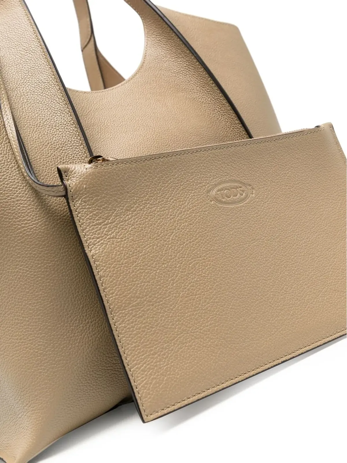 Tod's T-plaque レザートートバッグ - 画像5