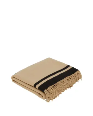 Burberry ラベル カシミヤ混ウール ジャカード ブランケット - サムネイル4