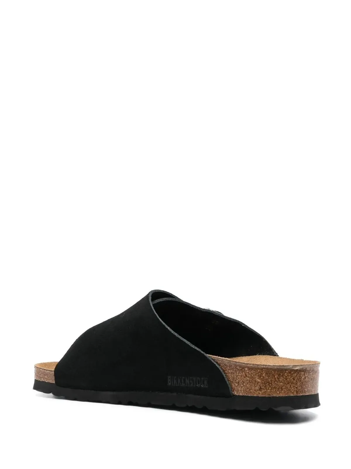 Birkenstock Zürich シングルストラップ スエード サンダル - ブラック - 画像3