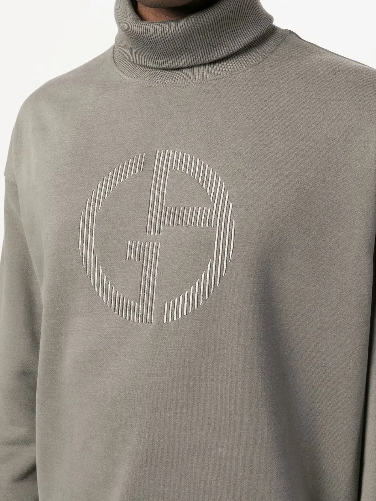 Giorgio Armani バージンウール ロールネック ジャンパー - グリーン - 画像5