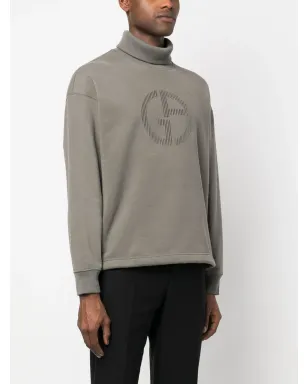 Giorgio Armani バージンウール ロールネック ジャンパー - グリーン - サムネイル3