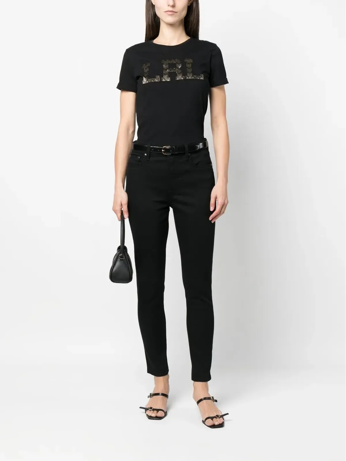 Lauren Ralph Lauren ヘイリービーデッドロゴTシャツ - 画像2
