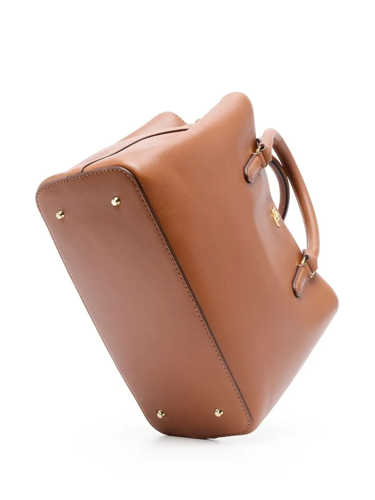 Lauren Ralph Lauren Marcy レザートートバッグ - 画像4