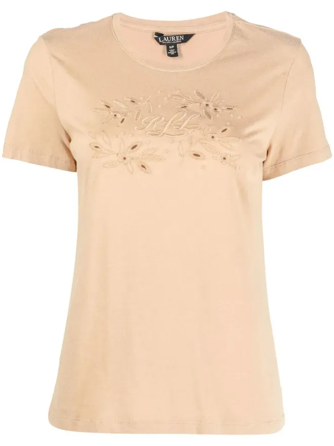Lauren Ralph Lauren Lauren Ralph Lauren Katlin 刺繍ディテール Tシャツの商品画像