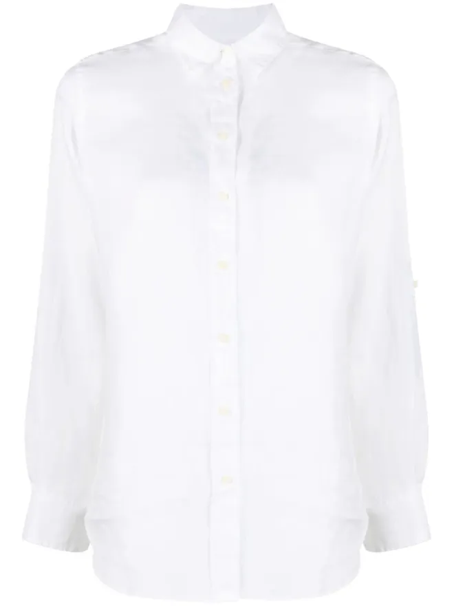 Lauren Ralph Lauren Lauren Ralph Lauren ボタンアップ ポプリンシャツ ホワイトの商品画像