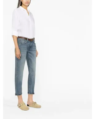 Lauren Ralph Lauren ボタンアップ ポプリンシャツ ホワイト - サムネイル3
