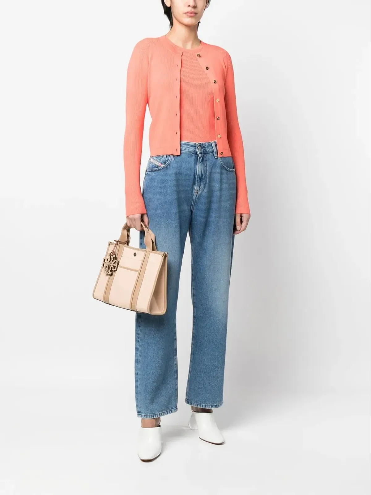 Lauren Ralph Lauren Yuzepa 半袖ニットプルオーバー - Orange - 画像2