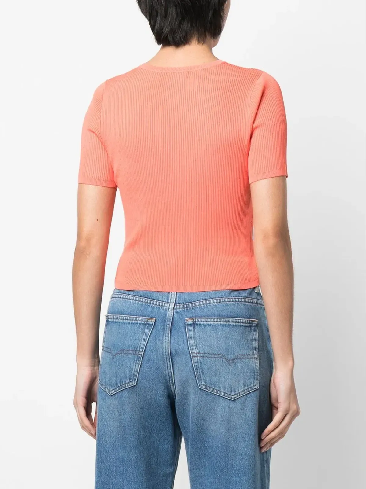 Lauren Ralph Lauren Yuzepa 半袖ニットプルオーバー - Orange - 画像4