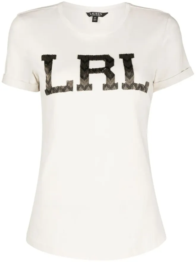 Lauren Ralph Lauren Lauren Ralph Lauren ヘイリー半袖Tシャツ - Neutralsの商品画像