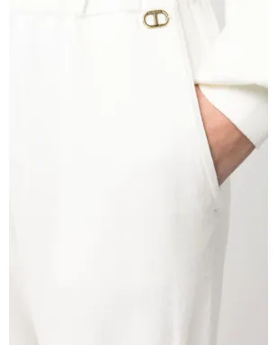 TWINSET ワイドレッグニットパンツ - White - サムネイル5