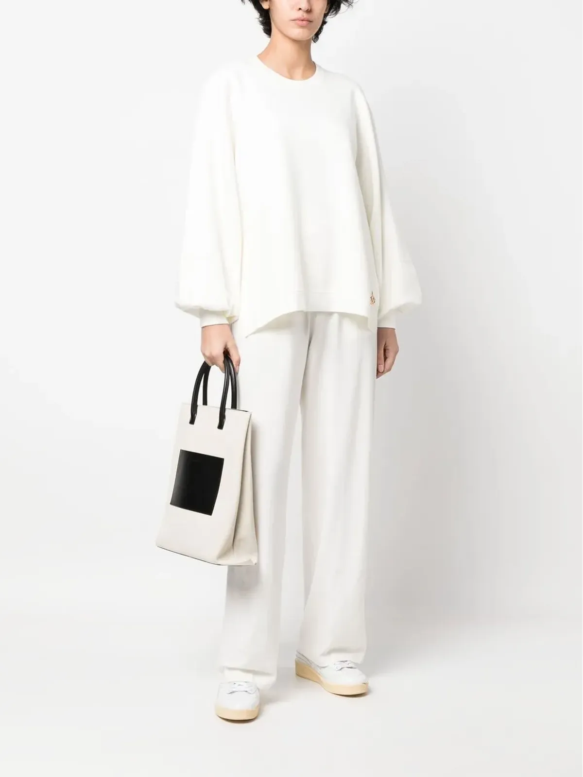 TWINSET ワイドレッグニットパンツ - White - 画像2