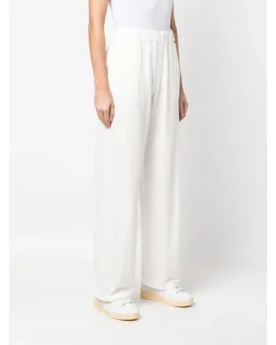 TWINSET ワイドレッグニットパンツ - White - サムネイル3